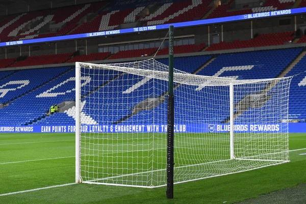 Celkový Pohled Stadion Cardiff City Během Zápasu Sky Bet Championship — Stock fotografie