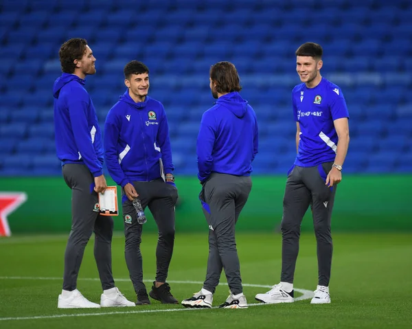 Blackburn Rovers Pre Match Pitch Inspectionduring Sky Bet Championship Match — Stock Photo, Image