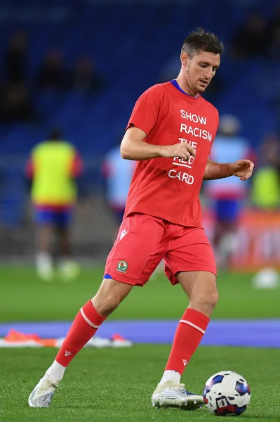 Dominic Hyam Der Blackburn Rovers Beim Warmup Vor Dem Spiel — Stockfoto