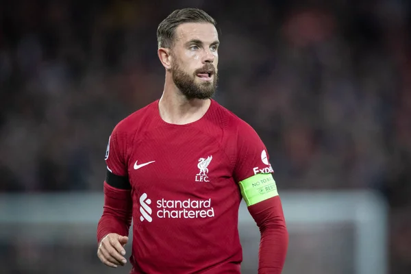 Jordan Henderson Liverpool Lors Match Uefa Champions League Liverpool Rangers — Photo