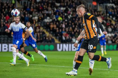 Hull City 'nin 20 numaralı oyuncusu Dimitrios Pelkas, 5 Ekim 202' de MKM Stadyumu 'nda oynanan Sky Bet Şampiyonası maçında skor 1-1' lik skora ulaştı.