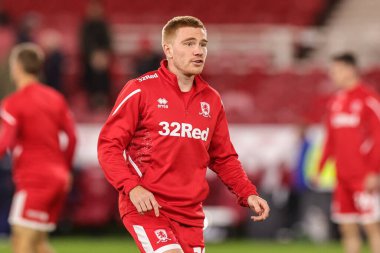 Middlesbrough 'dan Duncan Watmore, Sky Bet Şampiyonası maçından önceki hazırlık maçında Middlesbrough' a karşı Birmingham City Riverside Stadyumu, Middlesbrough, Birleşik Krallık, 5 Ekim 202