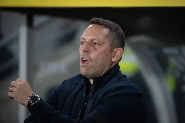 Leam Richardson Manager Wigan Athletic Durante Sky Bet Championship Match — Foto Stock