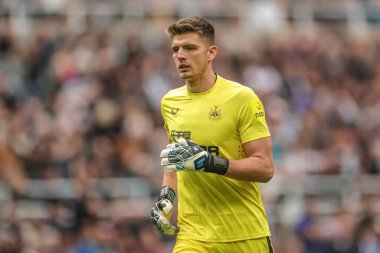 Newcastle United 'ın 22. Nick Pope Premier Lig maçında Newcastle United, Brentford' a karşı St. James 's Park, Newcastle, İngiltere, 8 Ekim 202