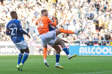 Blackpool 'un 14 numaralı oyuncusu Gary Madine, 8 Ekim 202' de Bloomfield Road, Blackpool 'da oynanan Blackpool-Watford maçında 1-0 berabere kaldı.