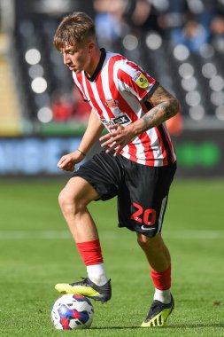 Sunderland # 20 Sunderland Sky Bet Şampiyonası maçında Swansea City Sunderland 'a karşı Swansea.com Stadyumu, Swansea, Birleşik Krallık, 8 Ekim 202