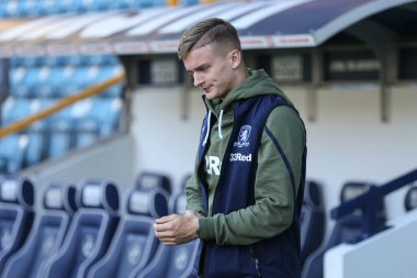 Middlesbrough 'dan Marcus Forss 8 Ekim 202' de Middlesbrough 'a karşı oynanan Gökyüzü İddia Şampiyonası maçında geliyor.