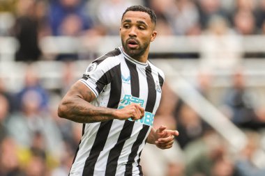 Newcastle United 'dan Callum Wilson # 9 Premier League maçı sırasında Newcastle United, Brentford' a karşı St. James 's Park, Newcastle, İngiltere, 8 Ekim 202