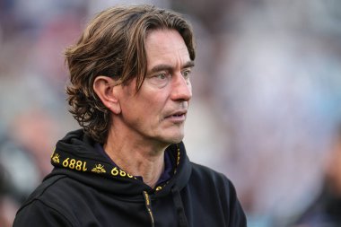 İngiltere 'nin Newcastle şehrinde oynanan Premier League maçı Newcastle United ve Brentford maçında Thomas Frank' ın teknik direktörü.