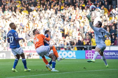 Blackpool 'un 14 numaralı oyuncusu Gary Madine, 8 Ekim 202' de Bloomfield Road, Blackpool 'da oynanan Blackpool-Watford maçında 1-0 berabere kaldı.