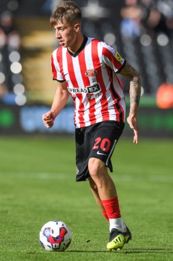 Sunderland # 20 Sunderland Sky Bet Şampiyonası maçında Swansea City Sunderland 'a karşı Swansea.com Stadyumu, Swansea, Birleşik Krallık, 8 Ekim 202