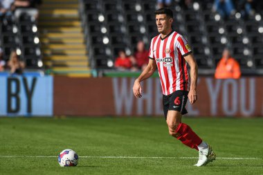 Sunderland # 20 Sunderland Sky Bet Şampiyonası maçında Swansea City Sunderland 'a karşı Swansea.com Stadyumu, Swansea, Birleşik Krallık, 8 Ekim 202