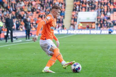 Blackpool 'dan Sonny Carey # 16 Gökyüzü İddia Şampiyonası maçı Blackpool Watford' a karşı Bloomfield Road, Blackpool, Birleşik Krallık, 8 Ekim 202