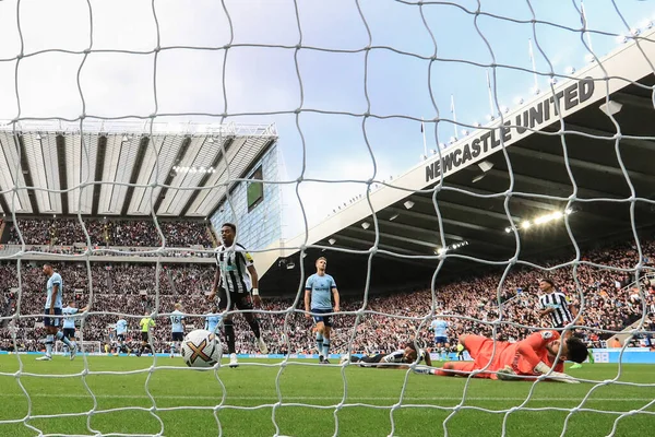 Bruno Guimares Van Newcastle United Scoort Een Wedstrijd Tijdens Premier — Stockfoto