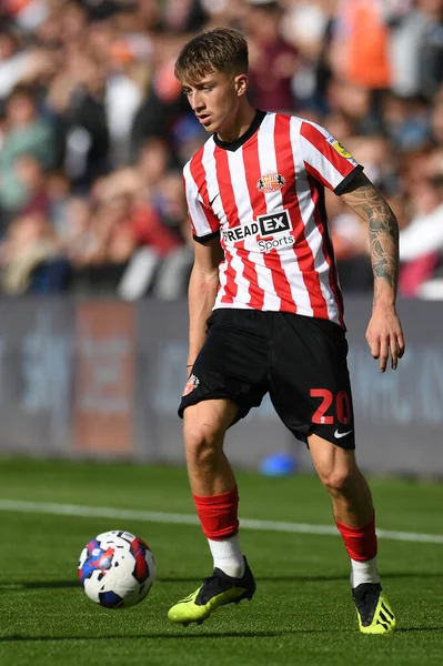 Jack Clarke Sunderland Durante Partita Sky Bet Championship Swansea City — Foto Stock