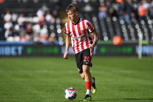 Jack Clarke Sunderland Sky Bet Championship Match Swansea City Sunderland — стокове фото