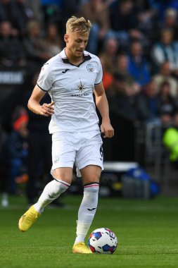 Harry Darling # 6 Swansea City Sky Bet Şampiyonası 'nda Swansea City - Sunderland Swansea.com Stadyumu, Swansea, Birleşik Krallık, 8 Ekim 202