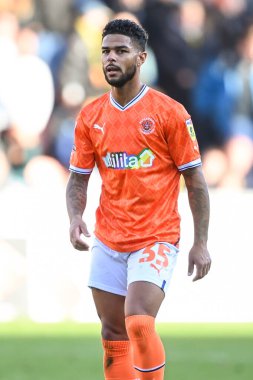 Blackpool 'dan Liam Bridcutt # 35 Sky Bet Şampiyonası maçında Blackpool Watford' a karşı Bloomfield Road, Blackpool, İngiltere, 8 Ekim 202