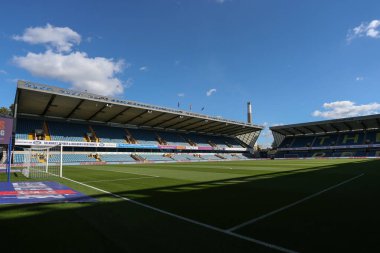 8 Ekim 202 'de Londra' nın The Den kentinde Millwall ile Middlesbrough arasındaki Gökyüzü İddia Şampiyonası maçında stadyumun genel görünümü