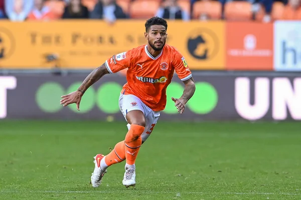 Liam Bridcutt Von Blackpool Während Des Sky Bet Championship Spiels — Stockfoto