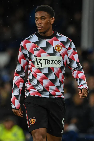 Anthony Martial Del Manchester United Durante Riscaldamento Pre Partita Prima — Foto Stock