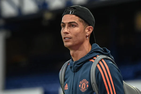 Cristiano Ronaldo Von Manchester United Kommt Vor Dem Premier League — Stockfoto