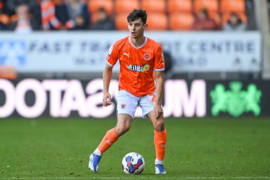 Blackpool 'un Charlie Patino # 28' i Blackpool 'da Blackpool Watford' a karşı 8 Ekim 202 'de Bloomfield Road, Blackpool' da oynanan maçta