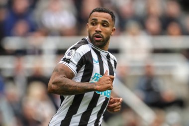 Newcastle United 'dan Callum Wilson # 9 Premier League maçı sırasında Newcastle United, Brentford' a karşı St. James 's Park, Newcastle, İngiltere, 8 Ekim 202