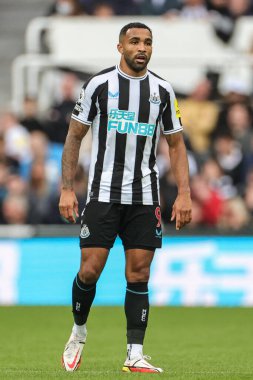 Newcastle United 'dan Callum Wilson # 9 Premier League maçı sırasında Newcastle United, Brentford' a karşı St. James 's Park, Newcastle, İngiltere, 8 Ekim 202