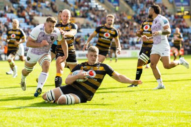 Wasps Rugby 'den Jack Willis Gallagher Premiership maçında Coventry Building Society Arena, Coventry, İngiltere' de Wasps-Northampton Saints maçında bir deneme yaptı.