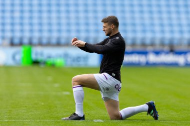 Northampton Saints 'ten Dan Biggar, bu sezondan sonraki ilk maçında Gallagher Premiership maçı öncesinde Coventry Building Society Arena' da Wasps Northampton Saints 'e karşı yapacağı ısınma maçında kulüpten ayrılacağını açıkladı.