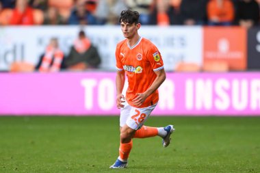 Blackpool 'un Charlie Patino # 28' i Blackpool 'da Blackpool Watford' a karşı 8 Ekim 202 'de Bloomfield Road, Blackpool' da oynanan maçta
