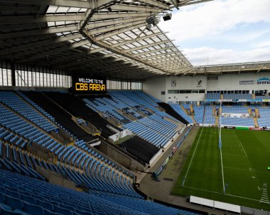 Coventry Building Society Arena 'nın genel manzarası, Wasps Rugby' nin evi Gallagher Premiership maçından önce Coventry Building Society Arena 'da Wasps Northampton Saints' e karşı, Coventry, Birleşik Krallık, 9 Ekim 202