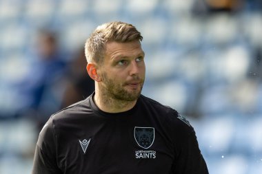 Northampton Saints 'ten Dan Biggar, bu sezondan sonraki ilk maçında Gallagher Premiership maçı öncesinde Coventry Building Society Arena' da Wasps Northampton Saints 'e karşı yapacağı ısınma maçında kulüpten ayrılacağını açıkladı.