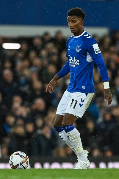 Demarai Gray Van Everton Actie Tijdens Premier League Match Everton — Stockfoto