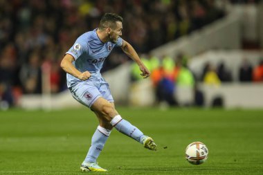 Aston Villa 'dan John McGinn Premier Lig maçında Nottingham Forest, Aston Villa' ya karşı City Ground, Nottingham, İngiltere 'de 10 Ekim 202' de karşılaşacak.