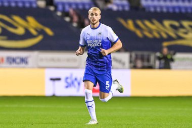 Wigan Atletizm 'den Jack Whatmough # 5 Gökyüzü İddia Şampiyonası' nda Wigan Atletizm Karşıtı Blackburn Rovers, DW Stadyumu, Wigan, İngiltere, 11 Ekim 202