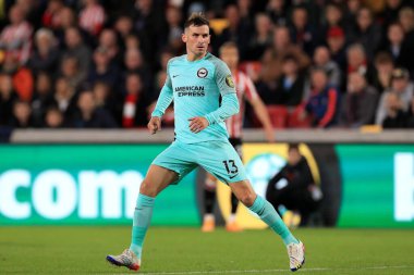 Premier Lig maçı sırasında Brentford - Brighton ve Hove Albion Brentford Community Stadyumu, Londra, Birleşik Krallık, 14 Ekim 202