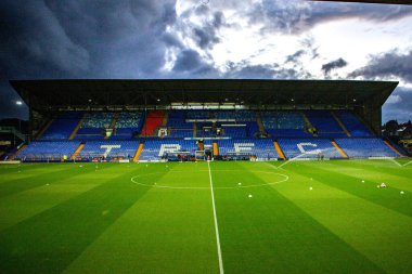 Gökyüzü İddia Ligi 2 maçında genel görünüm: Tranmere Rovers, Crewe Alexandra 'ya karşı Prenton Park, Birkenhead, İngiltere, 14 Ekim 202
