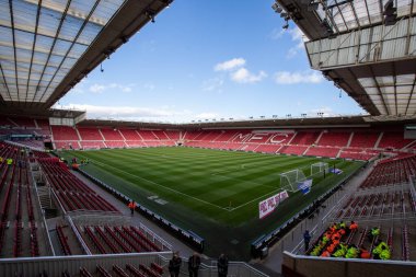 Riverside Stadyumu 'ndaki genel manzara, 15 Ekim 202' de Middlesbrough - Blackburn Rovers maçı öncesinde Riverside Stadyumu, Middlesbrough, Birleşik Krallık