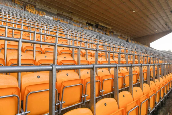 Vista General Del Estadio Molineux Sede Del Wolverhampton Wanderers Durante — Foto de Stock