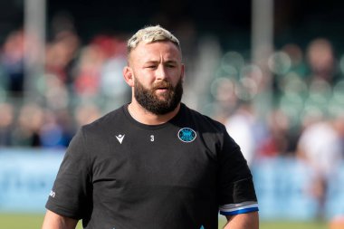  Bath Rugby 'den Stuart # 3 numara Gallagher Premiership maçından önce ısınacak mı? Saracens, StoneX Stadyumu' nda Bath Rugby 'ye karşı, 15 Ekim 202