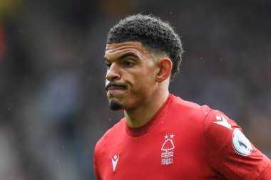 Nottingham Ormanı 'ndan Morgan Gibbs-White # 10 Premier League maçı sırasında Wolverhampton Wanderers Nottingham Ormanı' na karşı Molineux, Wolverhampton, İngiltere, 15 Ekim 202