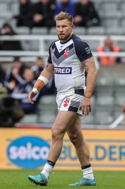 Rugby Ligi Dünya Kupası 2021 'de İngiltere' nin St. James 's Park, Newcastle, İngiltere' de Samoa 'ya karşı oynadığı maçta İngiltere' den Mike Cooper, 15 Ekim 202