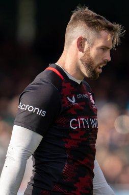  Elliot Daly # 13 of Saracens Gallagher Premiership maçında Saracens - Bath Rugby StoneX Stadyumu, Londra, 15 Ekim 202