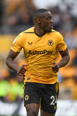 Wolverhampton Wanderers maçında Toti Gomes # 24 Premier League maçında Wolverhampton Wanderers Nottingham Forest 'a karşı Molineux, Wolverhampton, Birleşik Krallık, 15 Ekim 202