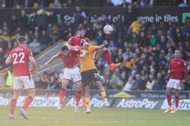 Nottingham Ormanı 'ndan Scott McKenna Premier League maçında Wolverhampton Wanderers - Nottingham Ormanı - Molineux, Wolverhampton, Birleşik Krallık, 15 Ekim 202