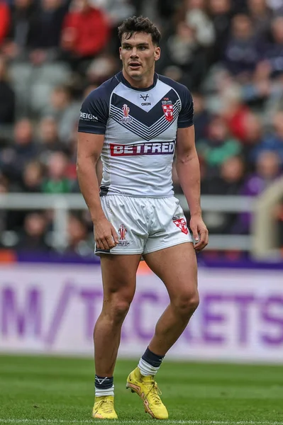Herbie Farnworth England Tijdens Rugby League World Cup 2021 Match — Stockfoto