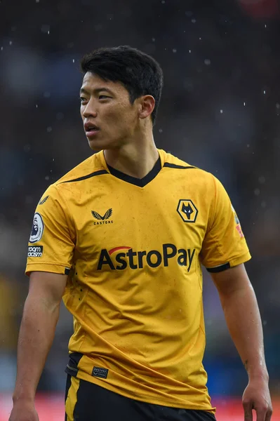 Hwang Hee Chan Dari Wolverhampton Wanderers Selama Pertandingan Premier League — Stok Foto