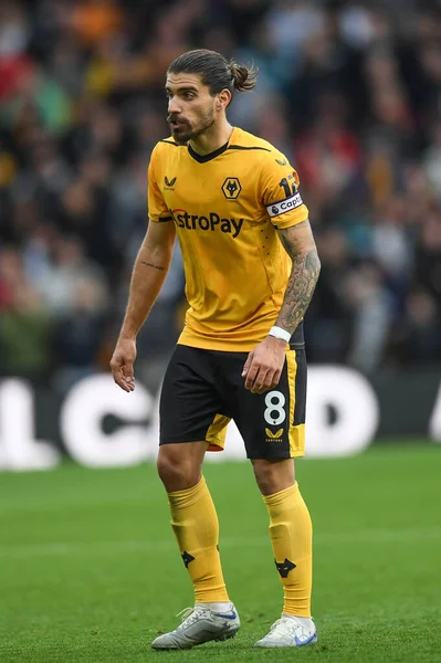 Rubn Neves Van Wolverhampton Wanderers Tijdens Premier League Wedstrijd Wolverhampton — Stockfoto